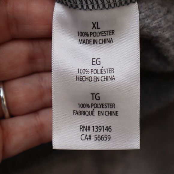 Barca FCB Soccer Club Track Jacket Men XL Gray Full Zip Up Casual Athletic - Picture 4 of 12